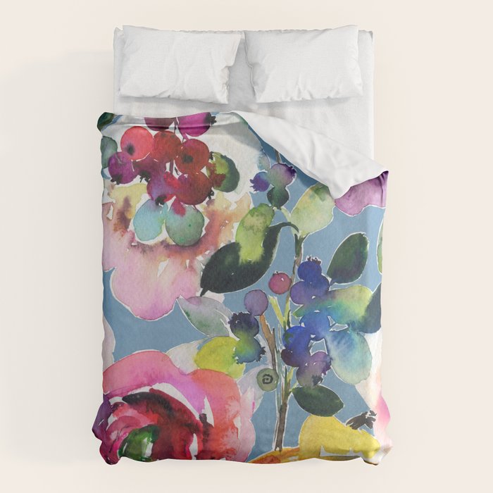 flowers of Moon N.o 6 Duvet Cover Gallery Image 6