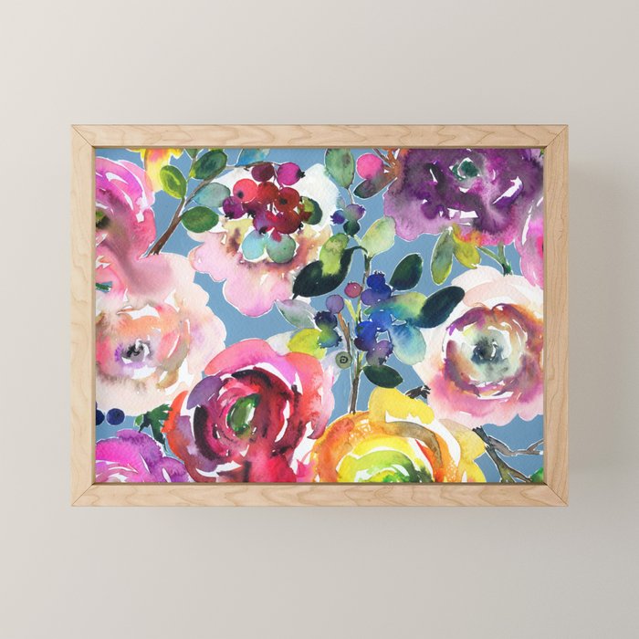 flowers of Moon N.o 6 Mini Art Print Gallery Image 1