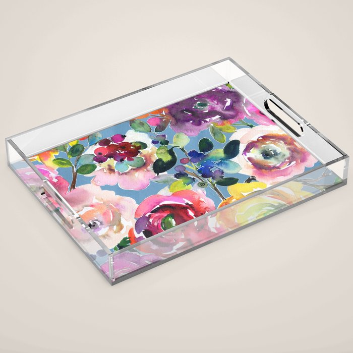 flowers of Moon N.o 6 Acrylic Tray Gallery Image 1