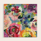 flowers of Moon N.o 6 Wood Wall Art Gallery Image 1