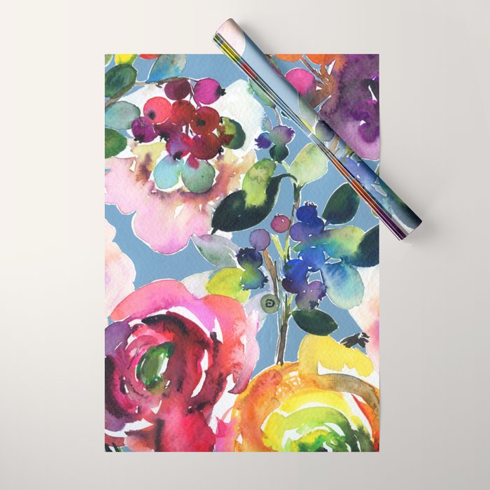 flowers of Moon N.o 6 Wrapping Paper Gallery Image 1
