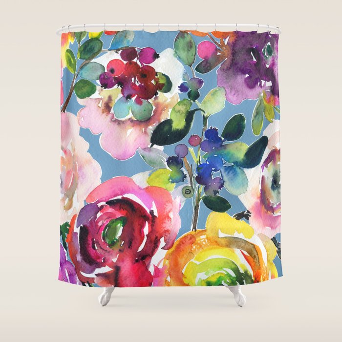 flowers of Moon N.o 6 Shower Curtain