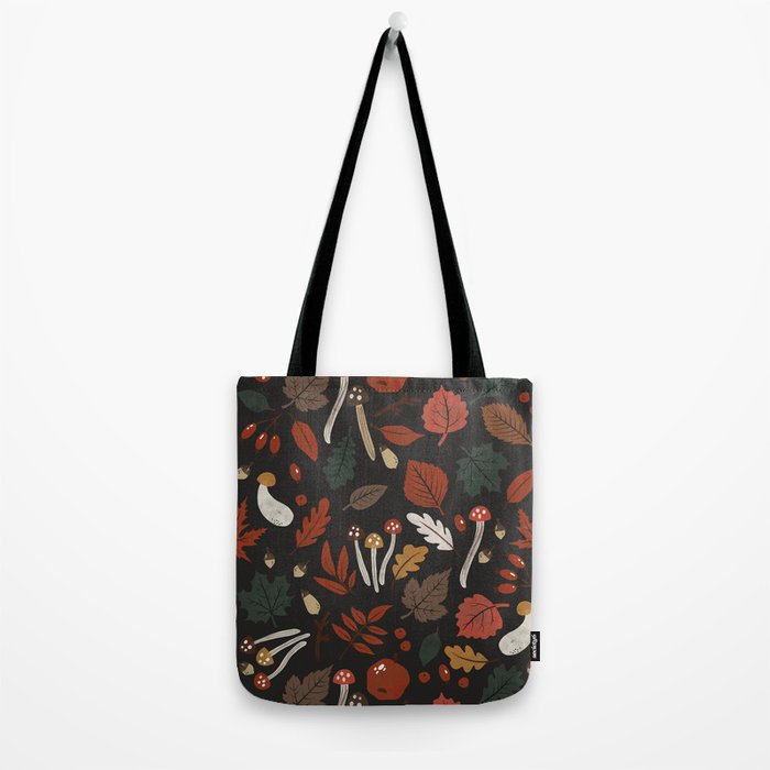Dark autumnal mushrooms II Tote Bag Gallery Image 2