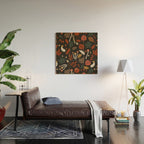 Dark autumnal mushrooms II Wood Wall Art Gallery Image 2