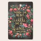 Little & Fierce on Charcoal Cutting Board Gallery Image 1
