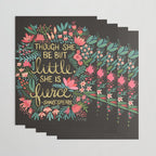 Little & Fierce on Charcoal Wrapping Paper Gallery Image 3