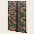 Little & Fierce on Charcoal Wallpaper Gallery Image 2