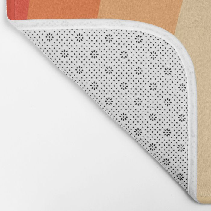 Retro 70s Rainbow Bath Mat Gallery Image 2