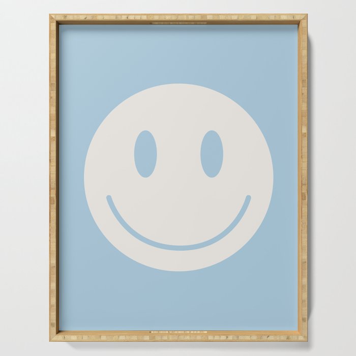 Happy Thoughts Baby Blue Serving Tray Gallery Image 1