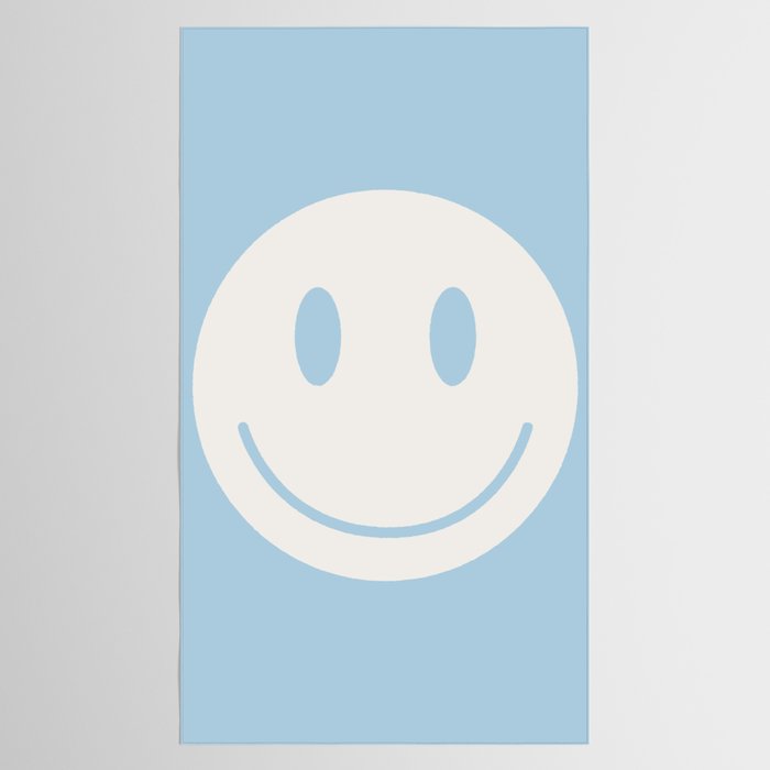 Happy Thoughts Baby Blue Tablecloth Gallery Image 2