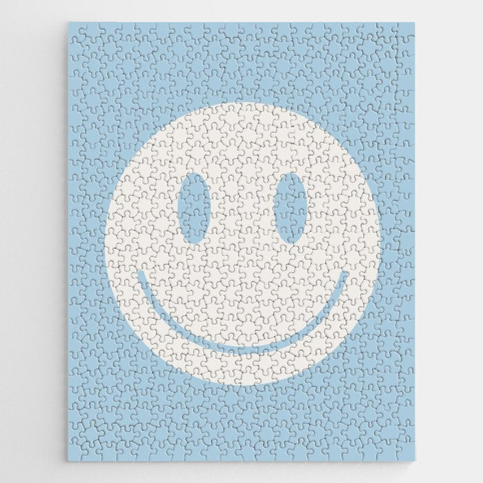 Happy Thoughts Baby Blue Jigsaw Puzzle Gallery Image 1
