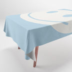 Happy Thoughts Baby Blue Tablecloth Gallery Image 1