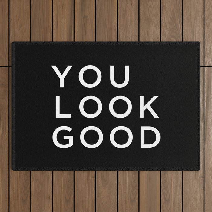 You look good Outdoor Rug Gallery Image 1