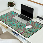 Persian Kirman Rug Floral Pattern Cute Abstract Flowers Desk Mat Gallery Image 2