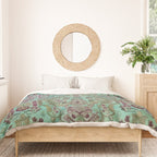 Persian Kirman Rug Floral Pattern Cute Abstract Flowers Duvet Cover Gallery Image 3