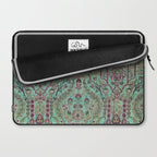Persian Kirman Rug Floral Pattern Cute Abstract Flowers Laptop Sleeve Gallery Image 2