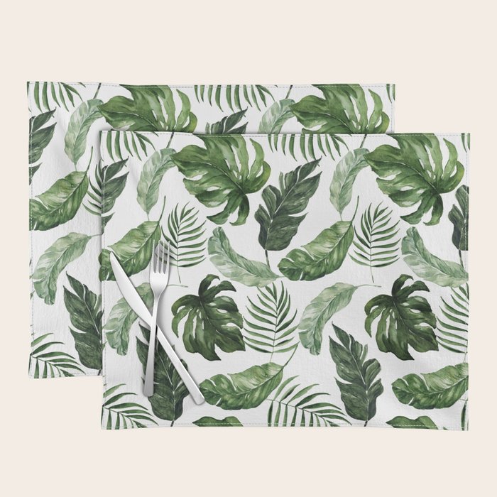 Tropical Leaf Placemat Gallery Image 1