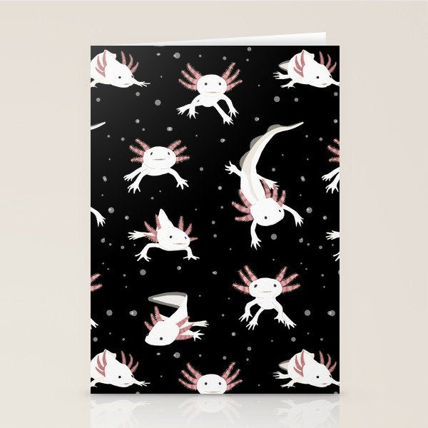 Axolotls Stationery Card Gallery Image 1