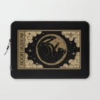 The New Moon - Dark Background Laptop Sleeve Gallery Image 1