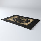 The New Moon - Dark Background Rug Gallery Image 3