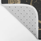 The New Moon - Dark Background Bath Mat Gallery Image 2