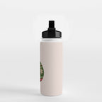 Christmas Bauble Green And Red Water Bottle Gallery Image 2