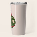 Christmas Bauble Green And Red Travel Mug Gallery Image 2