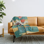 Pink Flamingo Throw Blanket Gallery Image 1