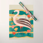 Pink Flamingo Wrapping Paper Gallery Image 1