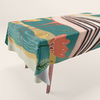 Pink Flamingo Tablecloth Gallery Image 1