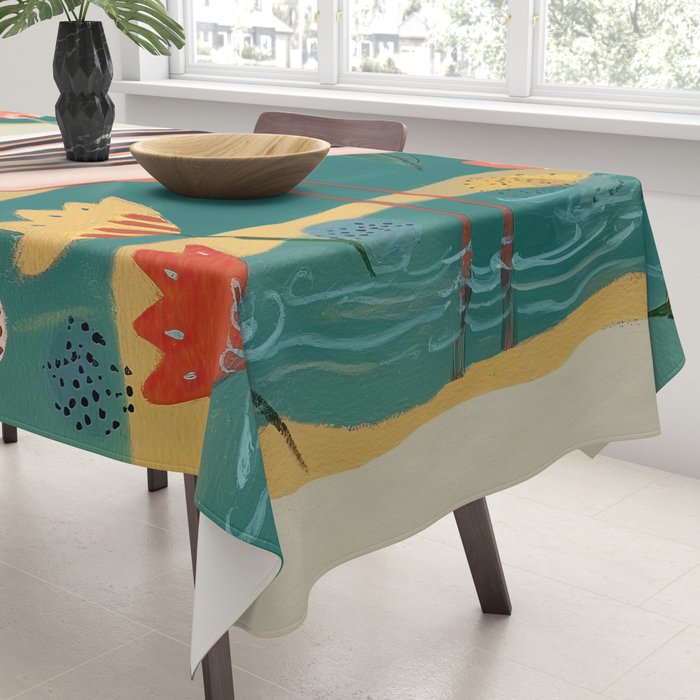 Pink Flamingo Tablecloth Gallery Image 3