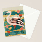 Pink Flamingo Stationery Card Gallery Image 2