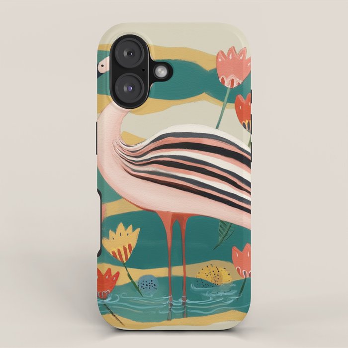 Pink Flamingo iPhone Case Gallery Image 1