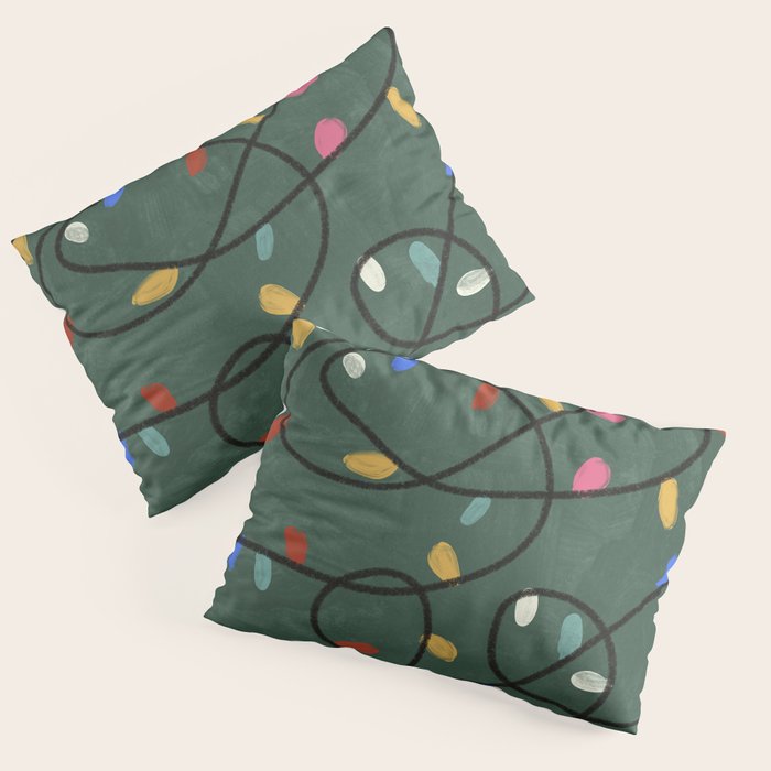 Christmas fairy lights Pillow Sham Gallery Image 3
