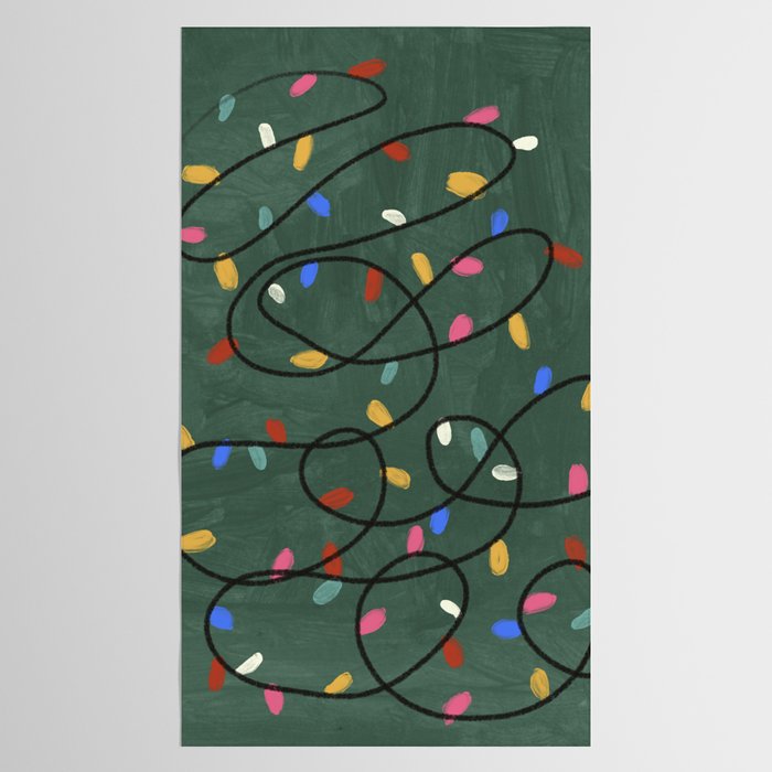 Christmas fairy lights Tablecloth Gallery Image 2