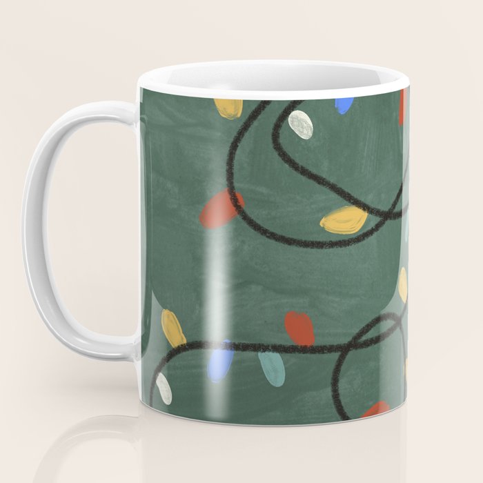 Christmas fairy lights Coffee Mug Gallery Image 3