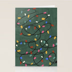 Christmas fairy lights Stationery Card Gallery Image 2