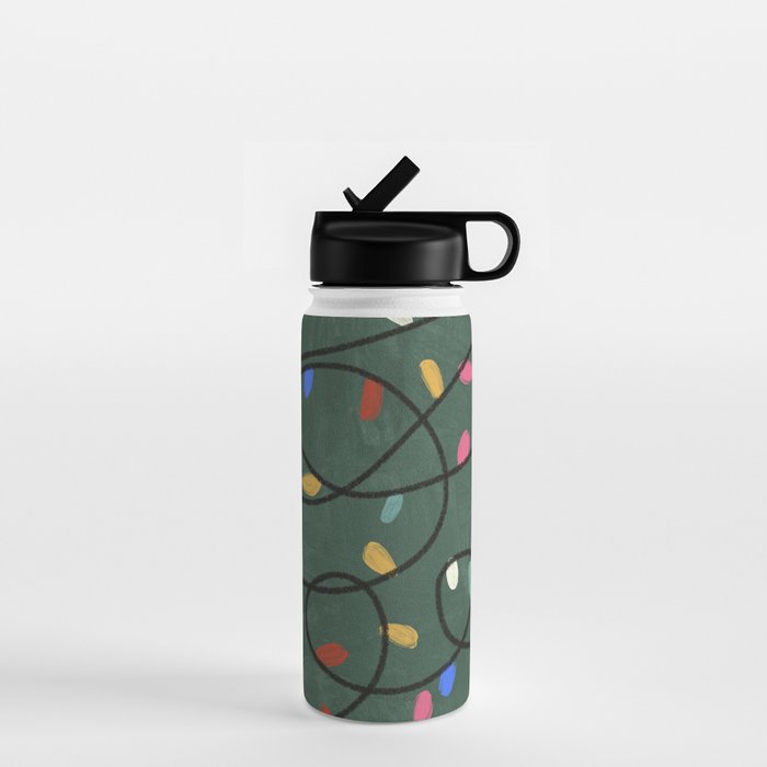 Christmas fairy lights Water Bottle Gallery Image 1