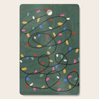 Christmas fairy lights Cutting Board Gallery Image 1