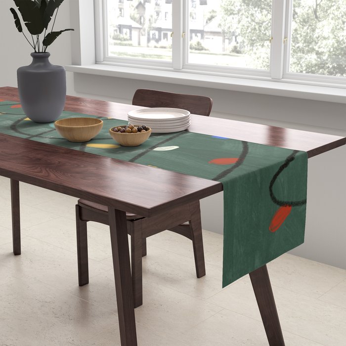 Christmas fairy lights Table Runner Gallery Image 2
