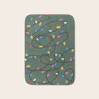 Christmas fairy lights Bath Mat Gallery Image 1