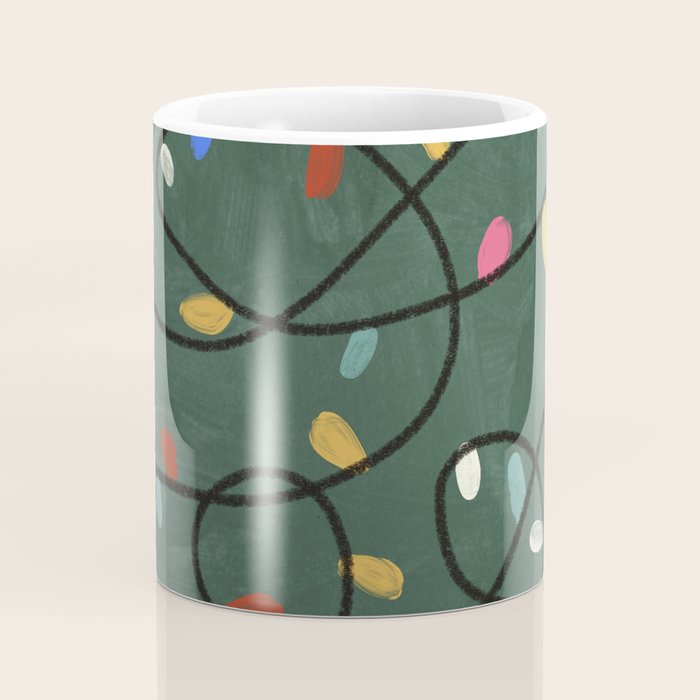Christmas fairy lights Coffee Mug Gallery Image 4