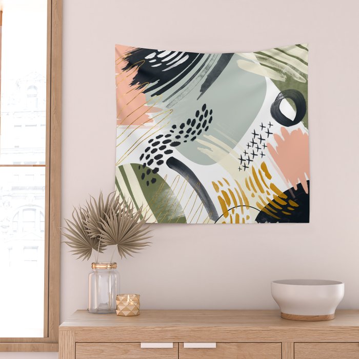 Abstract autumn season Wall Tapestry Gallery Image 2