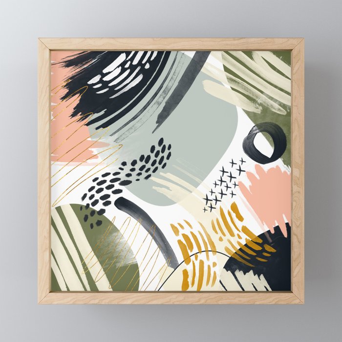 Abstract autumn season Mini Art Print Gallery Image 1