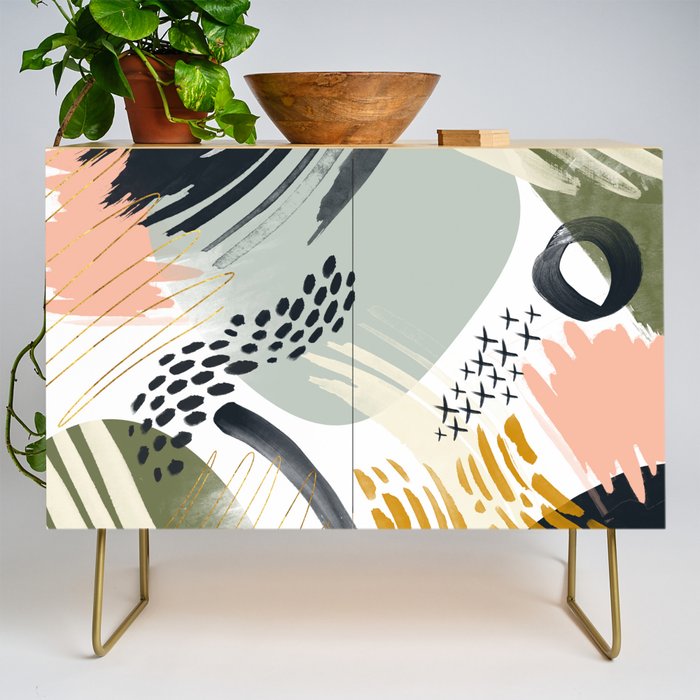Abstract autumn season Credenza Gallery Image 1