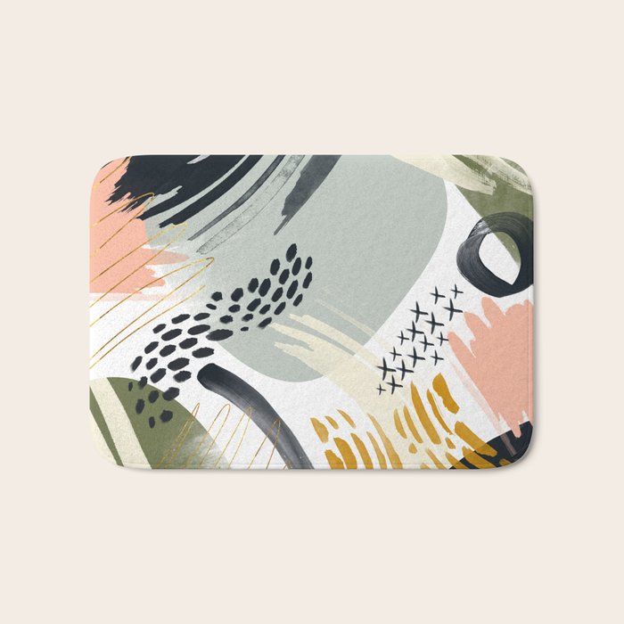 Abstract autumn season Bath Mat Gallery Image 1