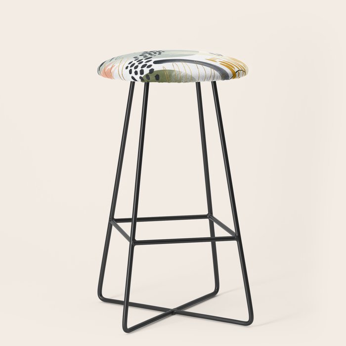 Abstract autumn season Stool Gallery Image 1