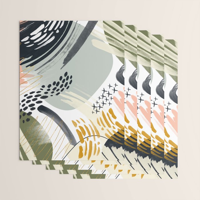 Abstract autumn season Wrapping Paper Gallery Image 3
