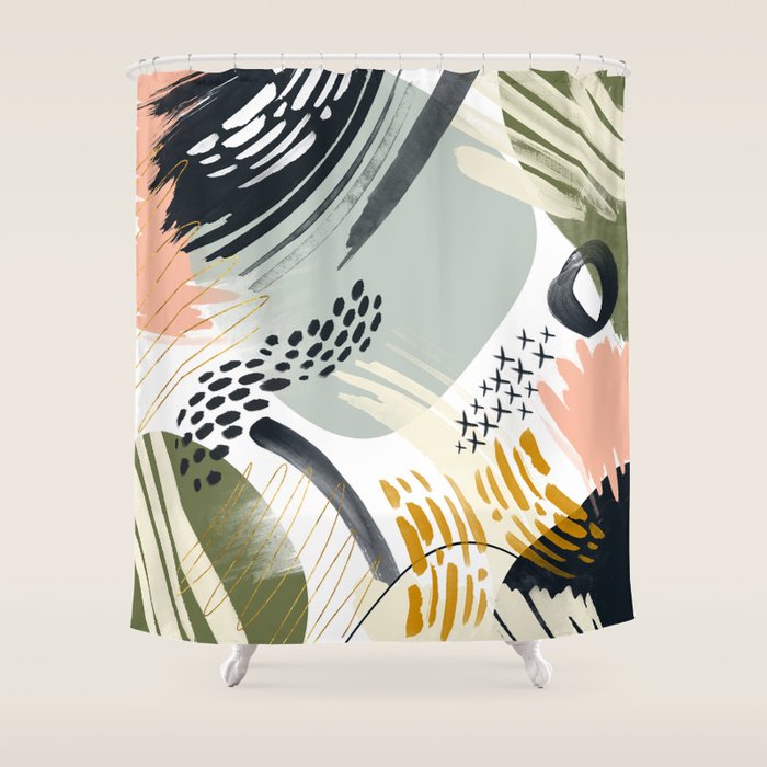 Abstract autumn season Shower Curtain Gallery Image 1