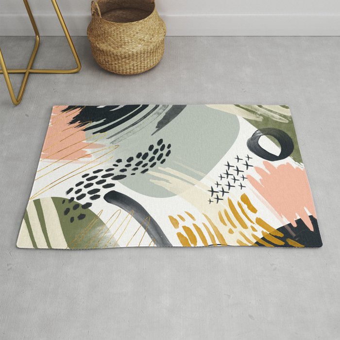 Abstract autumn season Rug Gallery Image 1